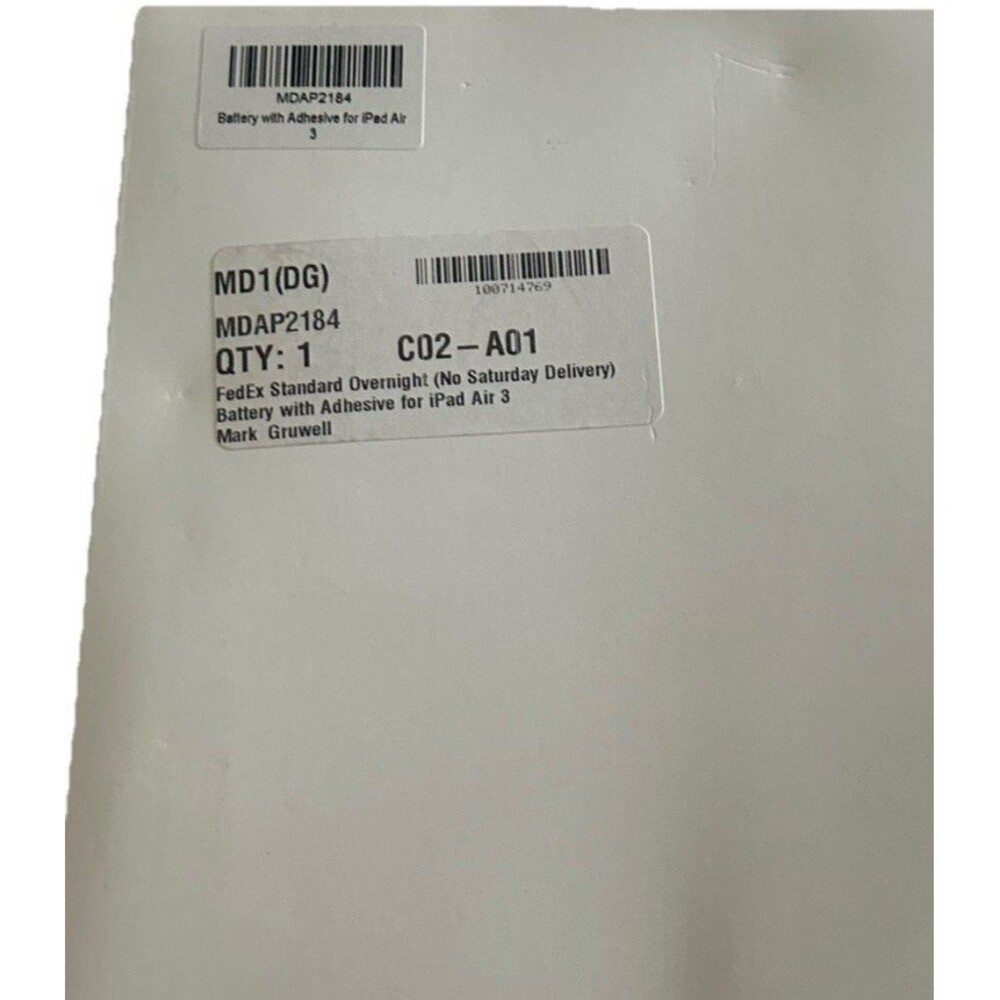 New Internal Battery Replacement with Adhesive For iPad Air 3